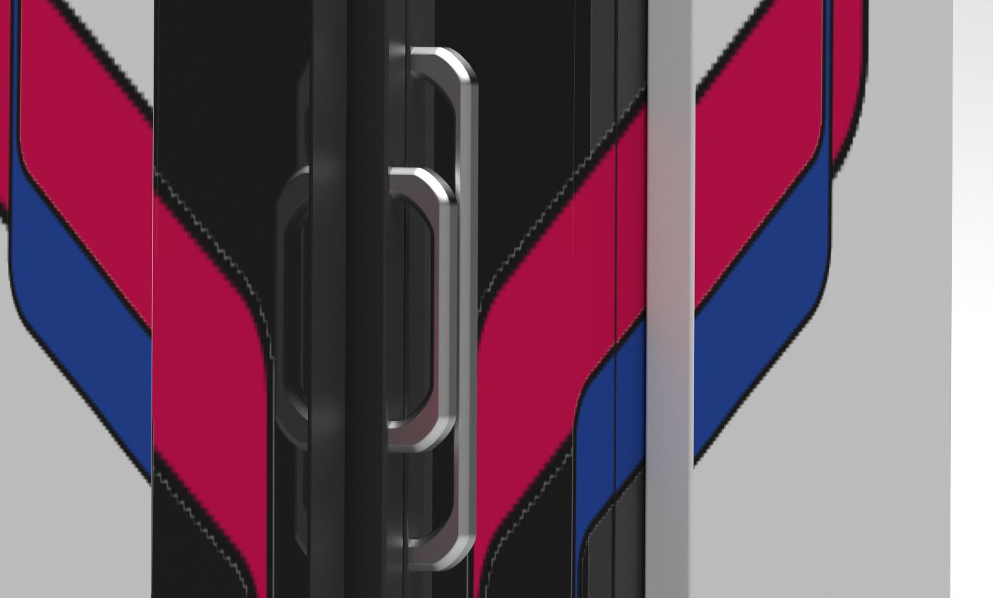 SXS512 enclosure — working zone interior